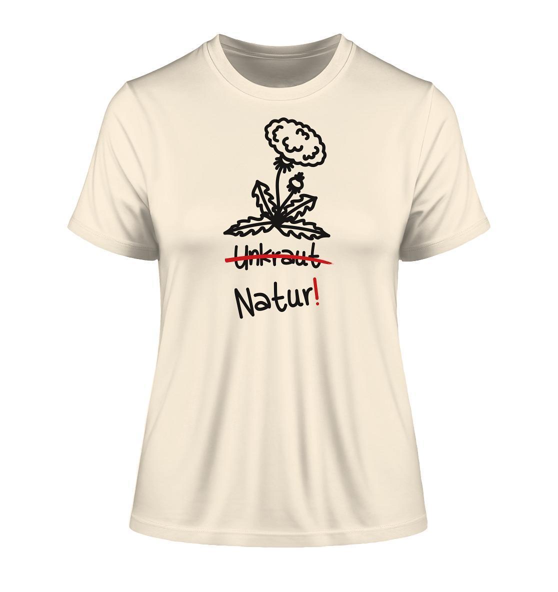 Vegan und Bio Ladies Shirt mit schwarzem Blumen- und Pflanzenmotiv, aus nachhaltiger Bio-Baumwolle, designed von RUDE REBEL.