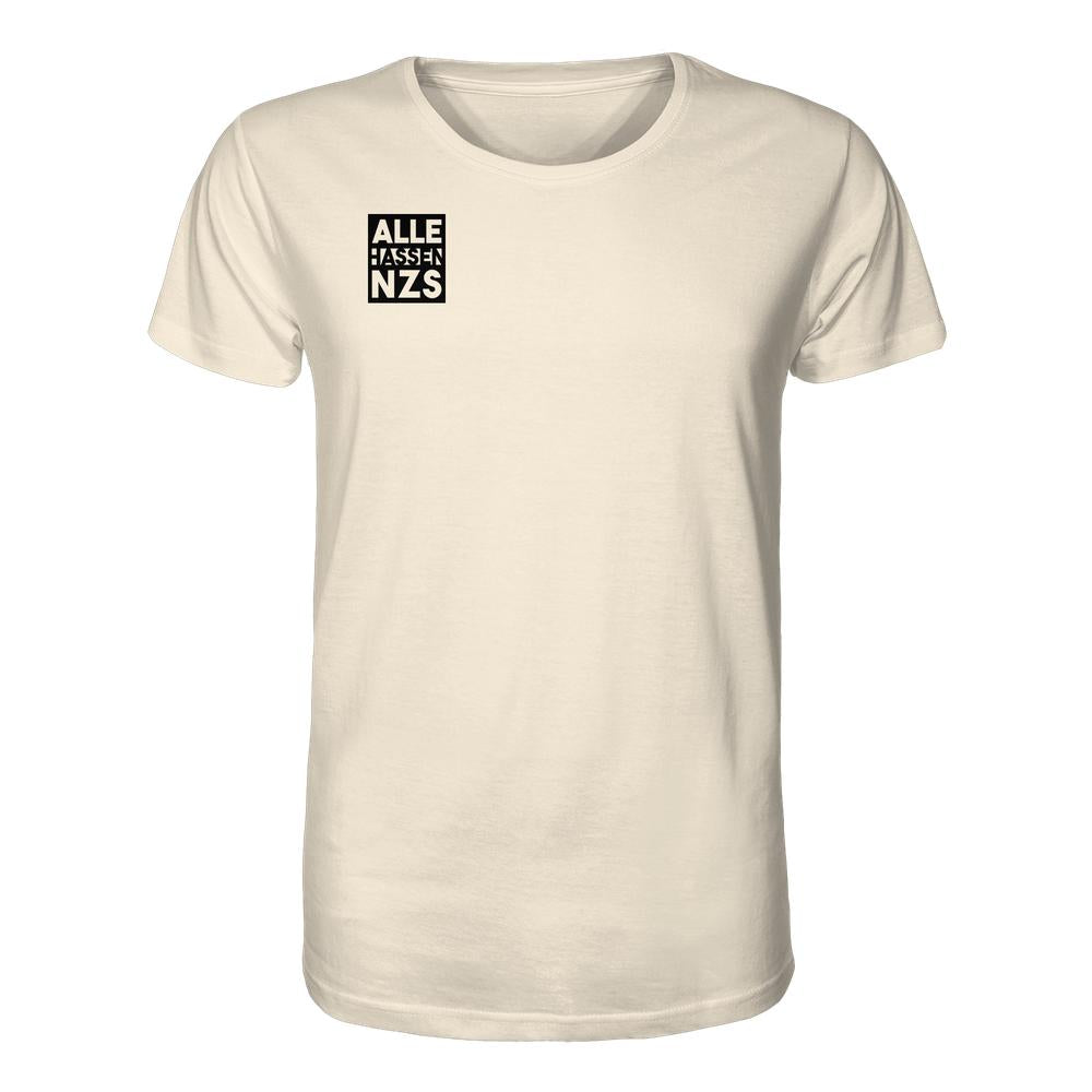 Vegan und Bio Unisex Shirt: ALLE HASSEN NZS!