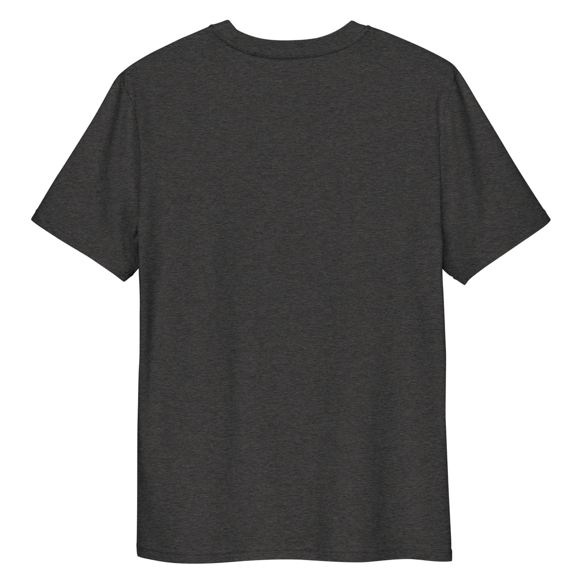 Unisex-T-Shirt, anthrazitfarben, Rundhalsausschnitt, kurzärmelig, einfarbig ohne Aufdruck