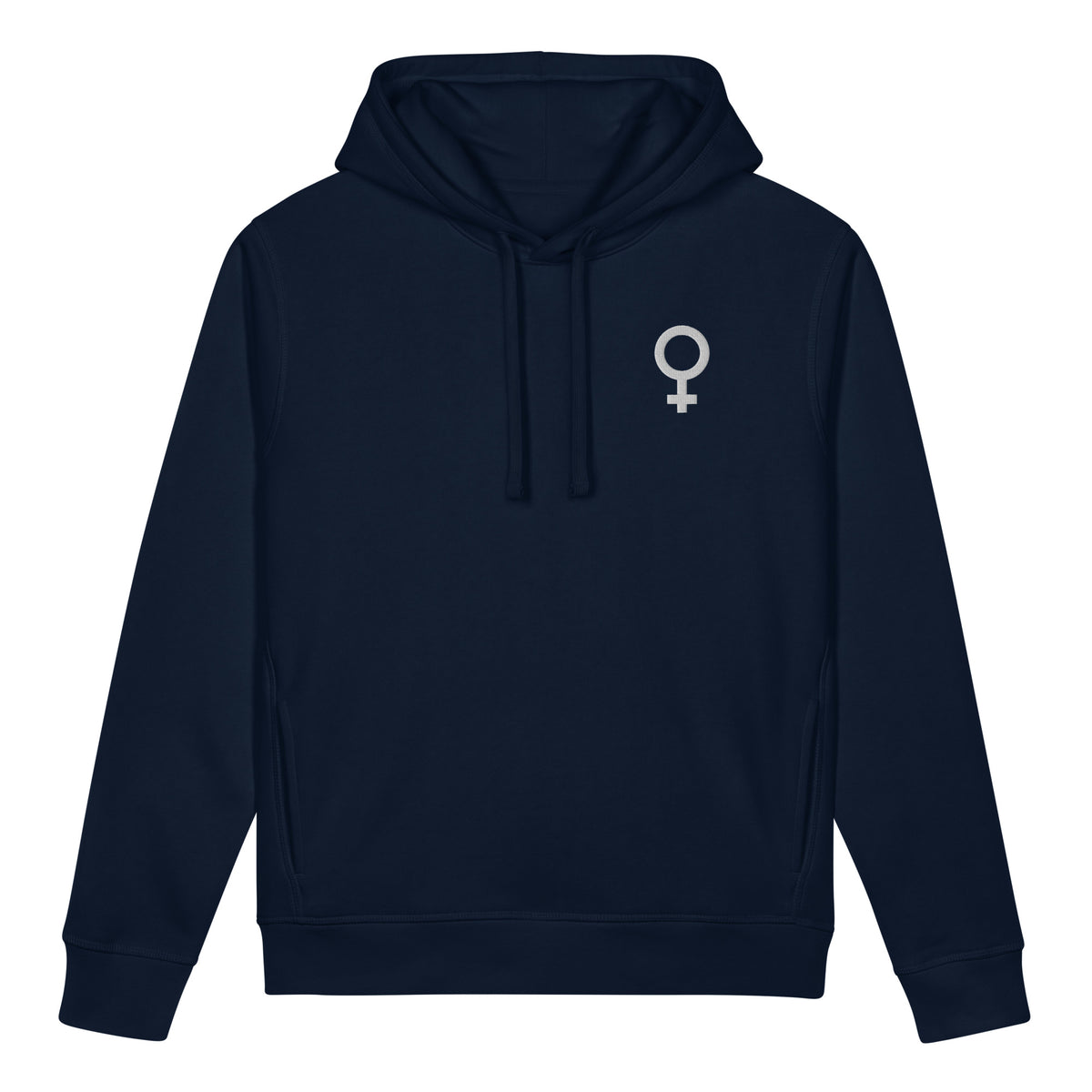 Hoodie mit Kapuze, French-Navy Stickerei am Brustbereich